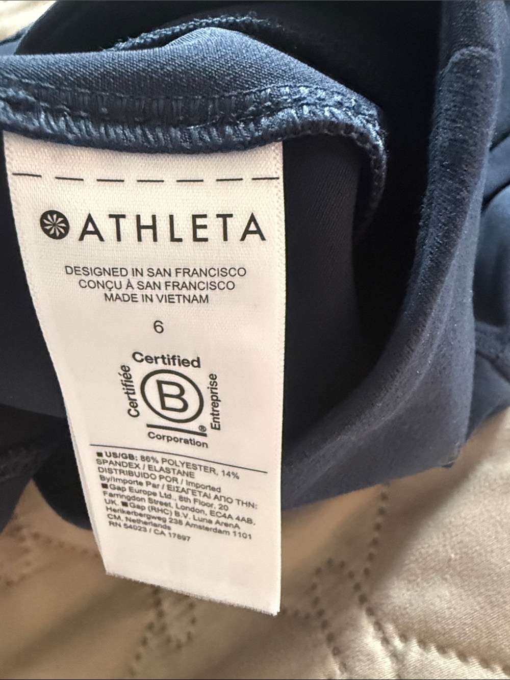 Athleta NWOT Endless Ankle Pants in Navy 6 - Picture 8 of 8